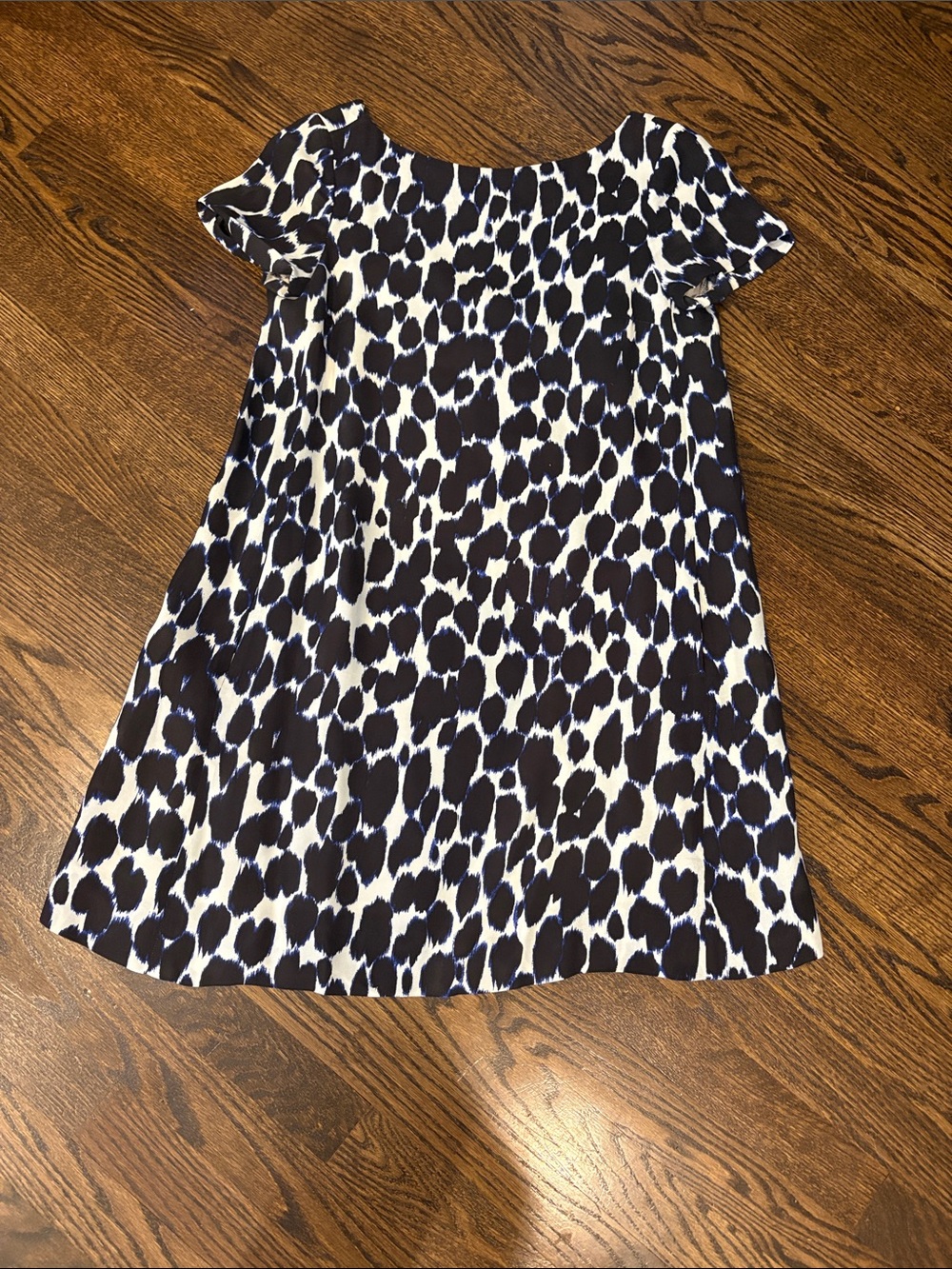 Kate Spade Black, White and Royal Blue Dress